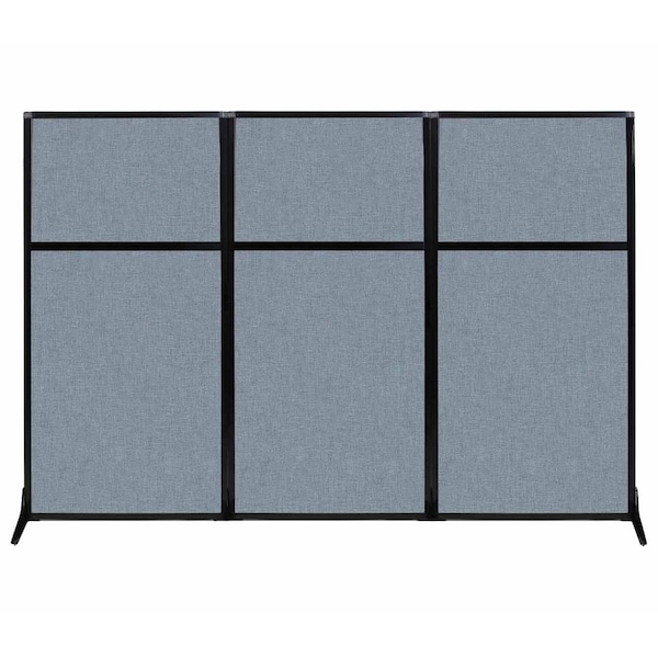 Work Station Screen 99" x 70" Powder Blue Fabric